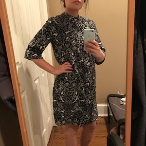 Asian Inspired Floral Dress
